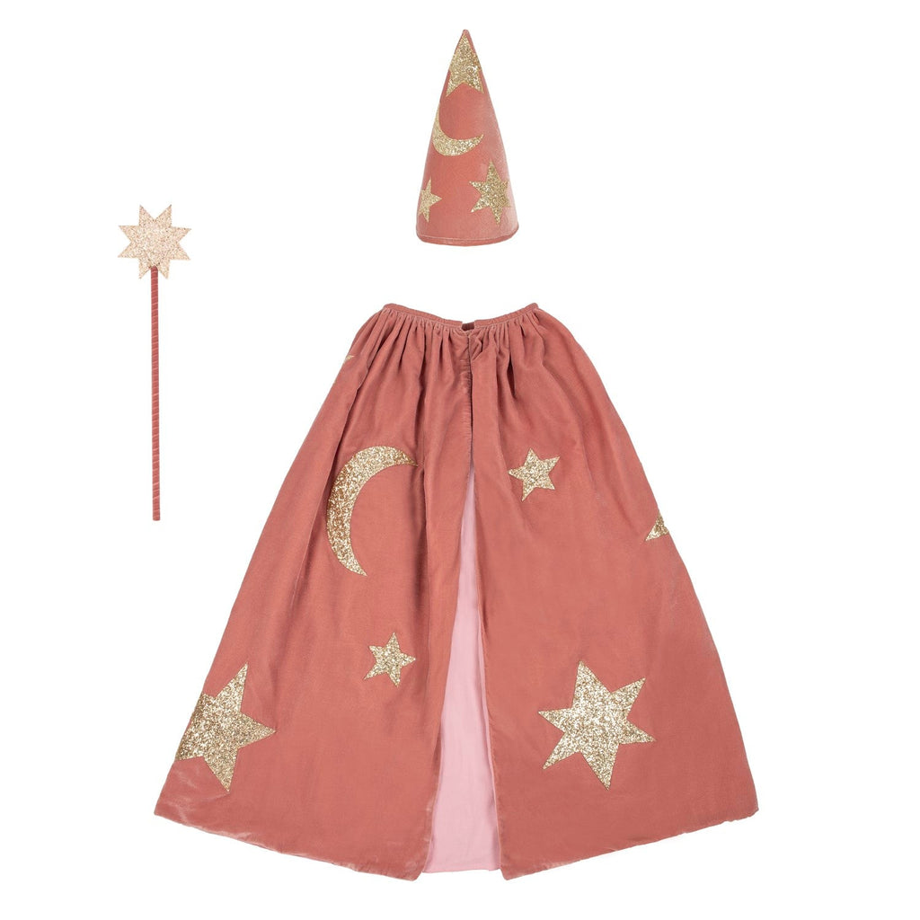 pink velvet wizard costume by meri meri mm 225810 7
