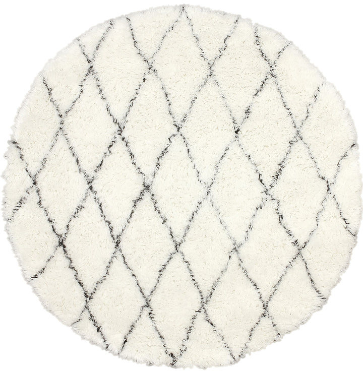 handmade wool rug in ivory design by nuloom 3