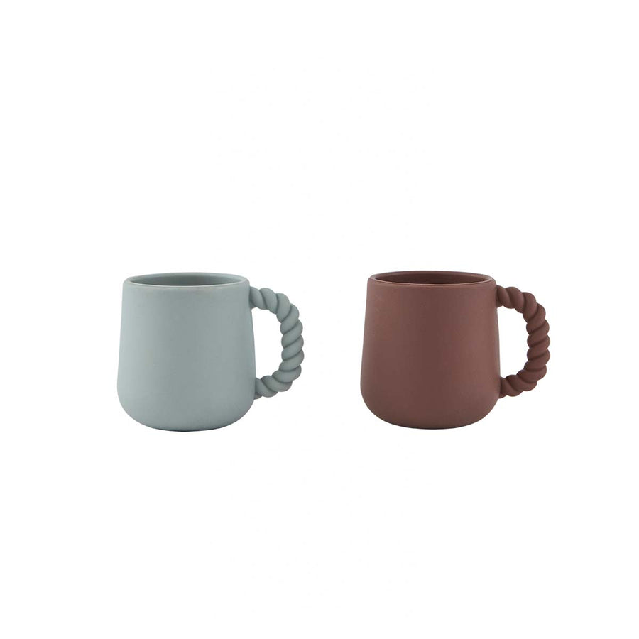 Mellow Cup Pack Of 2 Choko Pale Mint Oyoy M107190 1