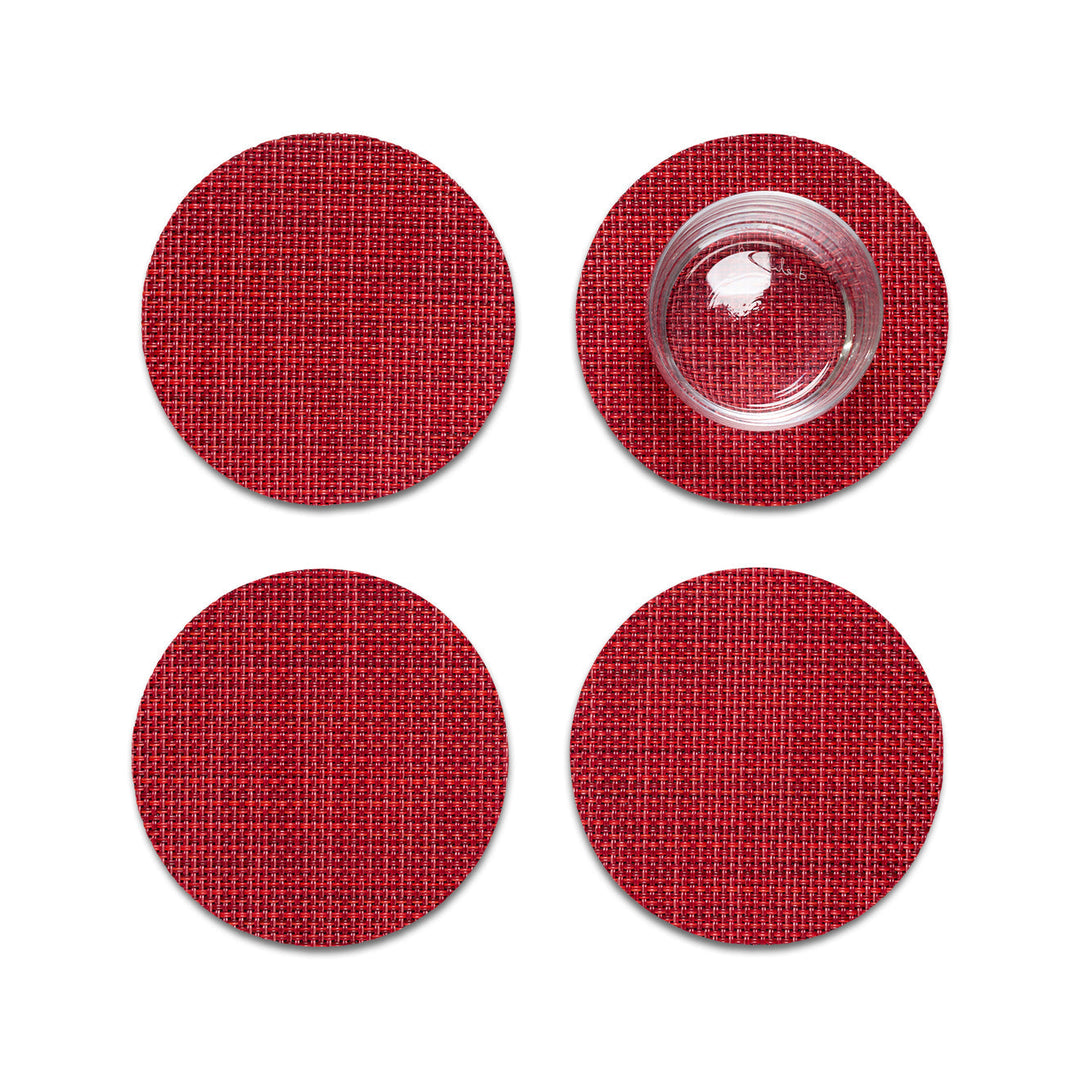 Mini Basketweave Set Of 4 Coasters Chilewich Chw 100743 002 20