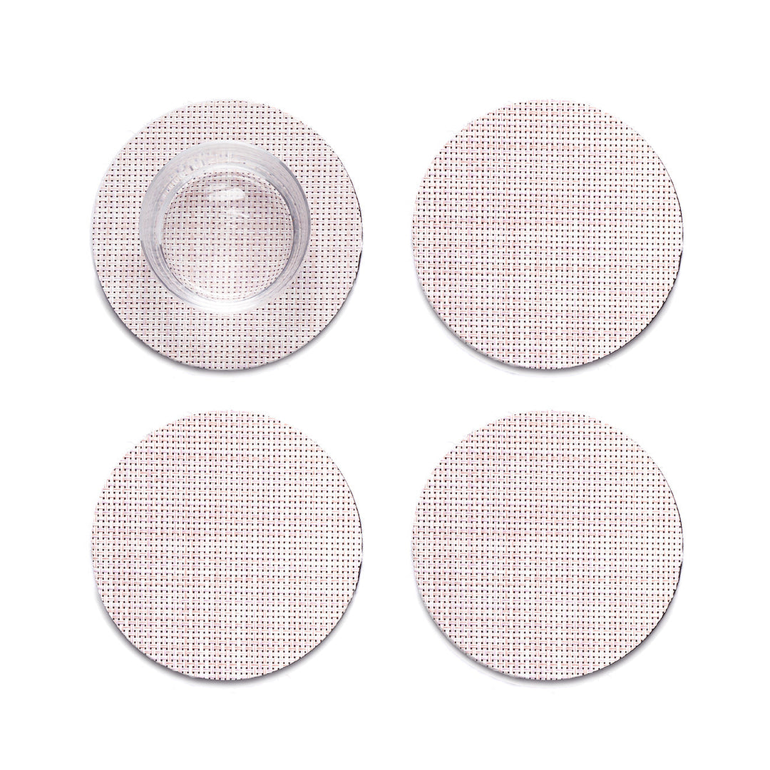 Mini Basketweave Set Of 4 Coasters Chilewich Chw 100743 002 2