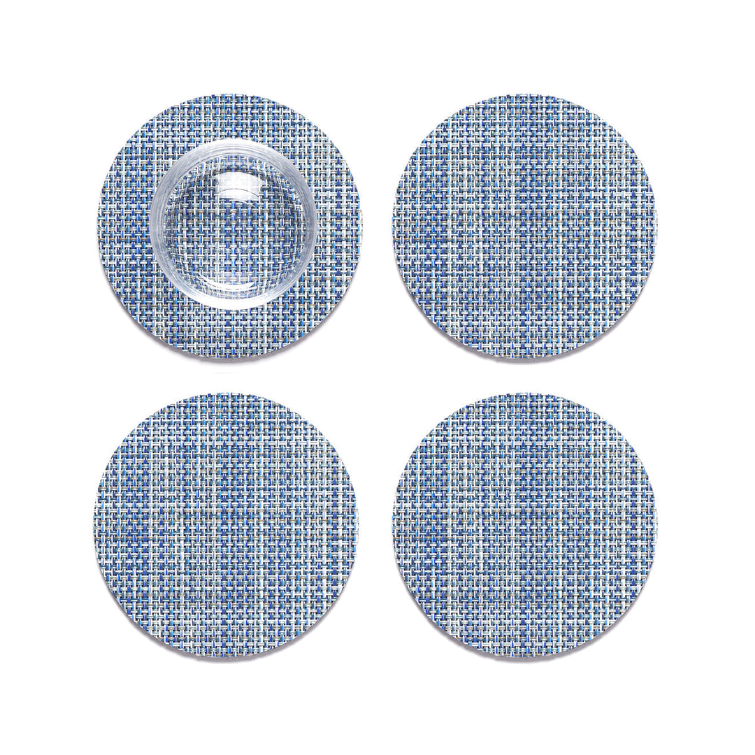 Mini Basketweave Set Of 4 Coasters Chilewich Chw 100743 002 3
