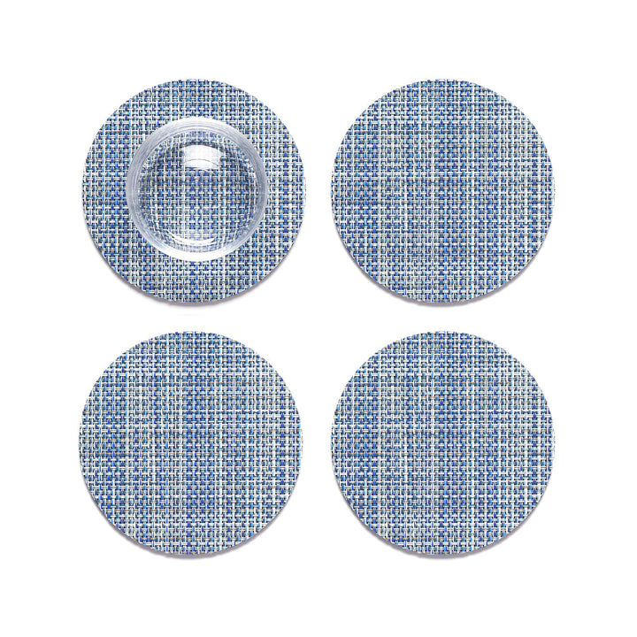 Mini Basketweave Set Of 4 Coasters Chilewich Chw 100743 002 3