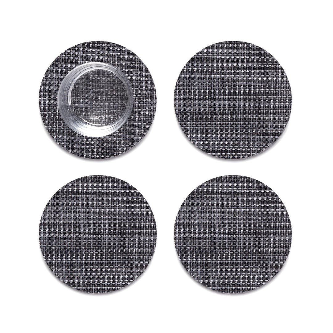 Mini Basketweave Set Of 4 Coasters Chilewich Chw 100743 002 7