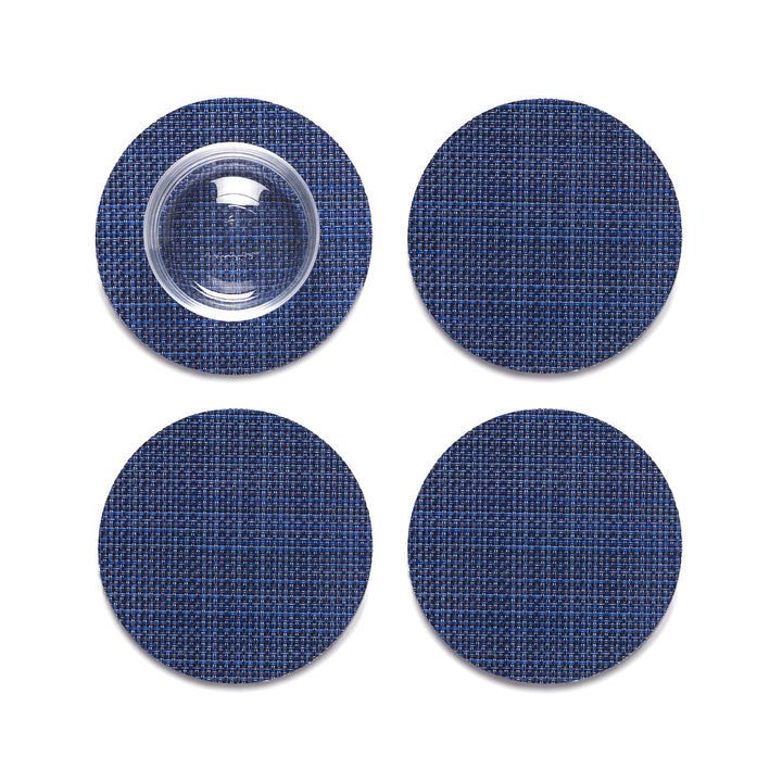 Mini Basketweave Set Of 4 Coasters Chilewich Chw 100743 002 12