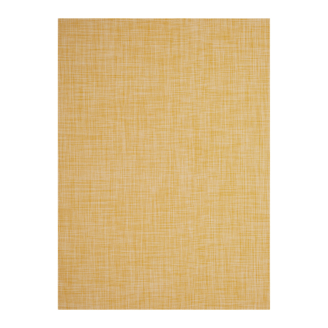 Mini Basketweave Ochre Rug Chilewich Chw 200869 045 1