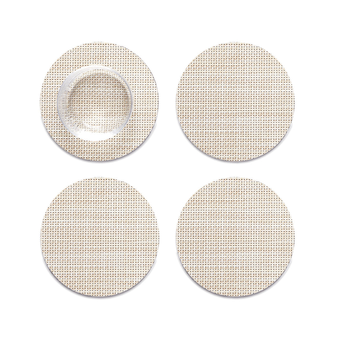 Mini Basketweave Set Of 4 Coasters Chilewich Chw 100743 002 17