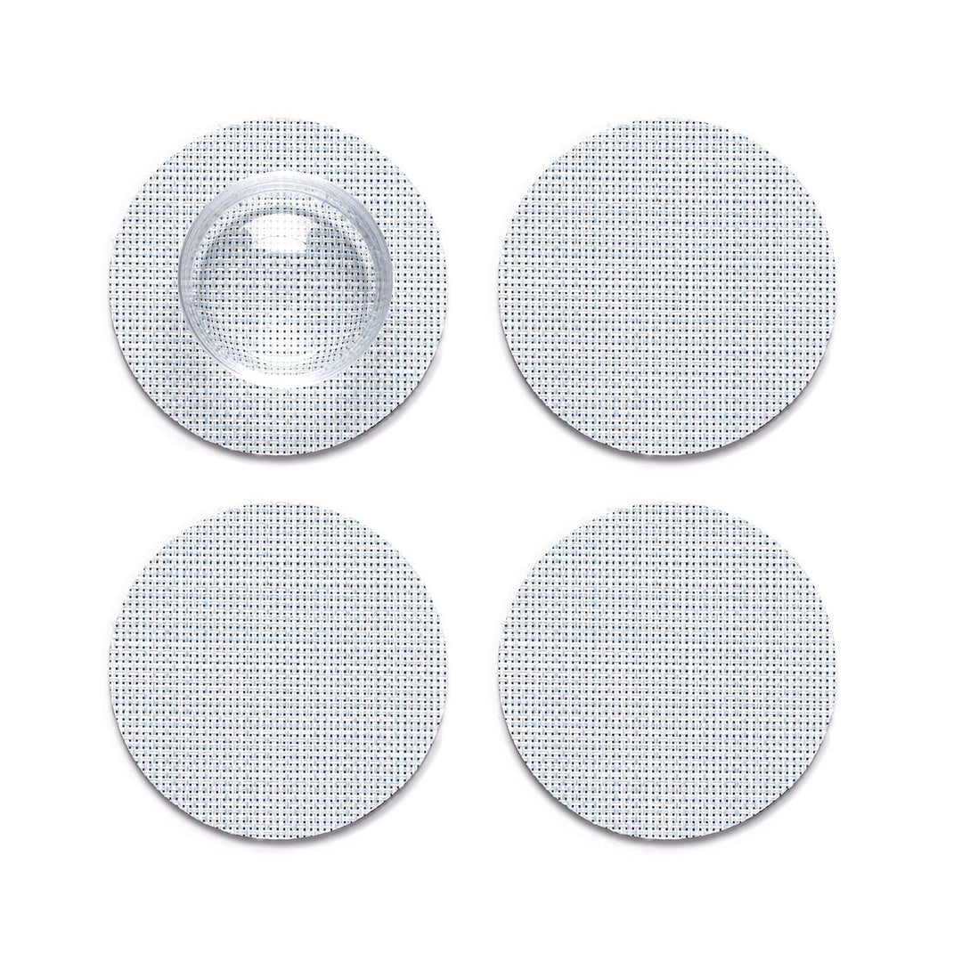Mini Basketweave Set Of 4 Coasters Chilewich Chw 100743 002 21