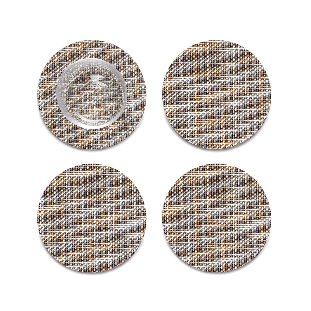 Mini Basketweave Set Of 4 Coasters Chilewich Chw 100743 002 22