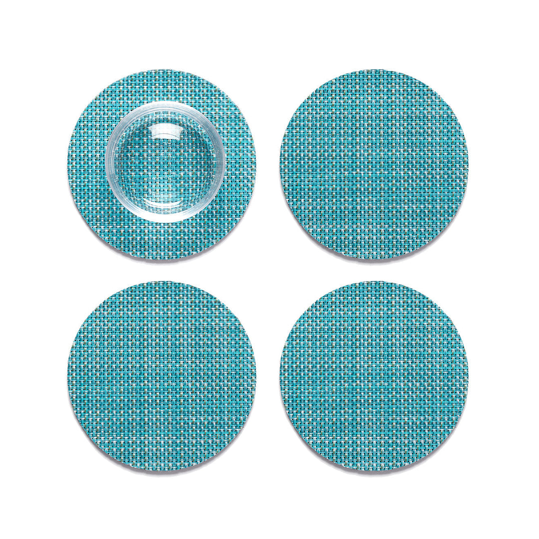 Mini Basketweave Set Of 4 Coasters Chilewich Chw 100743 002 23