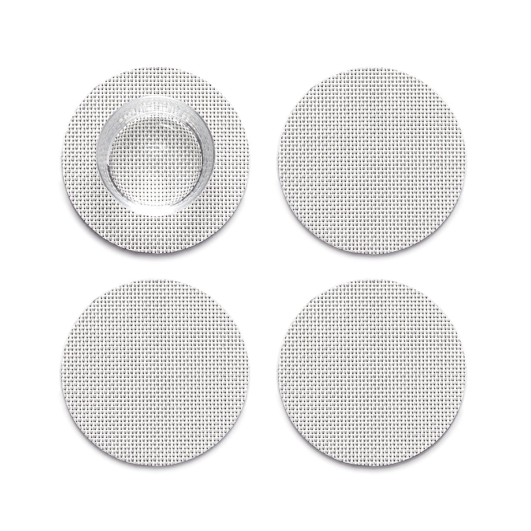 Mini Basketweave Set Of 4 Coasters Chilewich Chw 100743 002 24