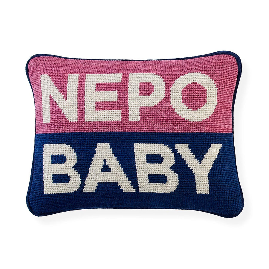 Nepo Baby Needlepoint Pillow By Jonathan Adler Ja 33699 1
