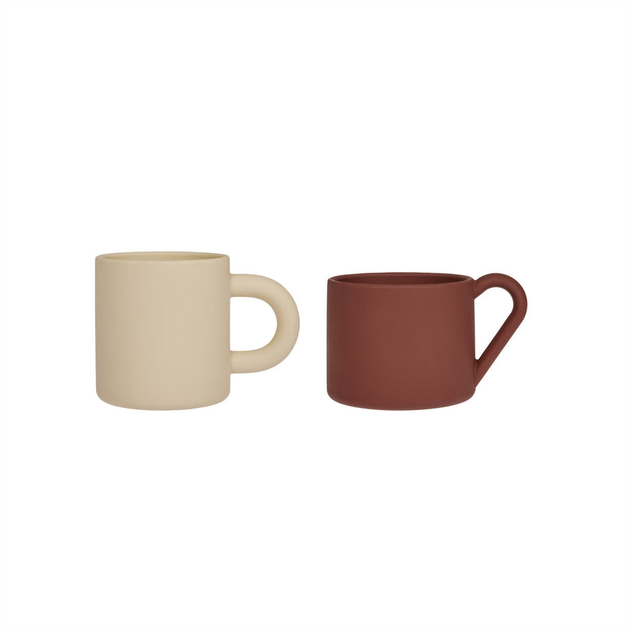 Nomu Cups Set Of 2 Vanilla Nutmeg 1