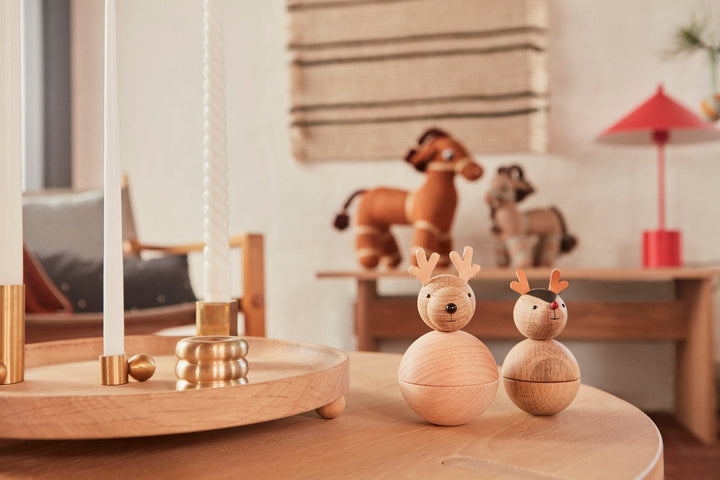 Palloa Solid Brass Candleholder Low Brushed Brass By Oyoy L300231 2