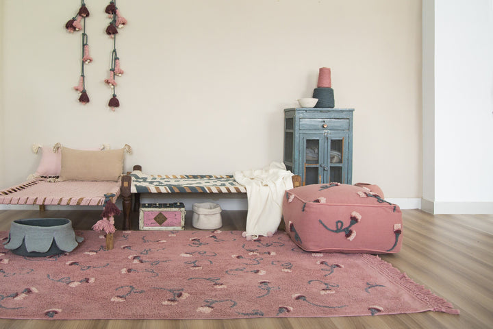 English Garden Pouffe In Ash Rose Design By Lorena Canals 15
