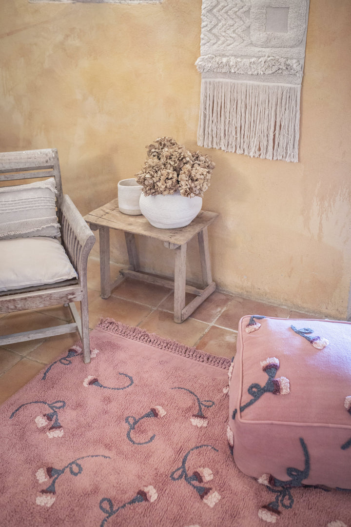 English Garden Pouffe In Ash Rose Design By Lorena Canals 9
