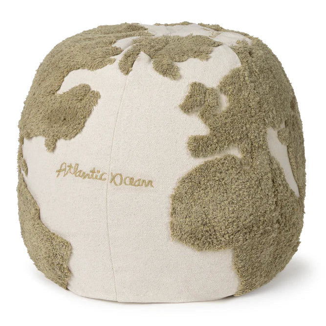 Pouf World Map Rugcycled Lorena Canals P Ruc Wmap 1
