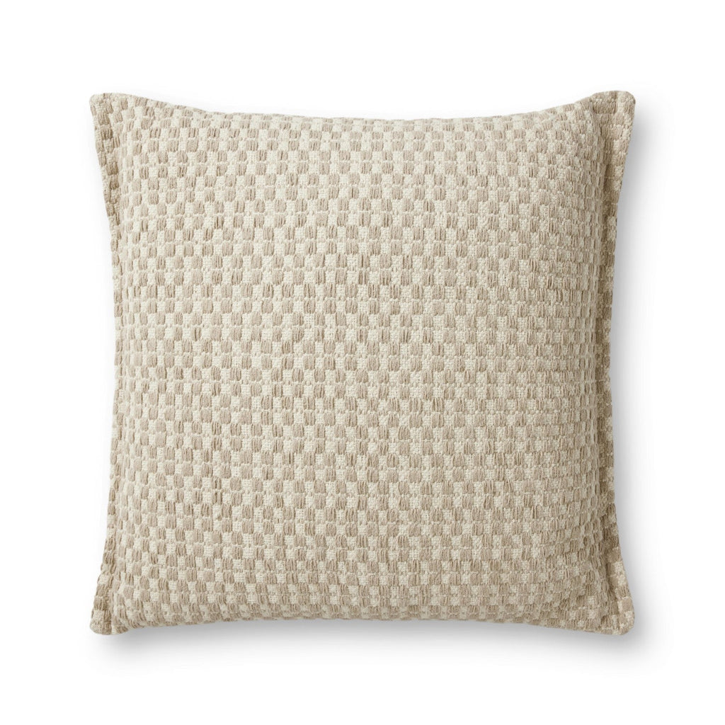 Audley Woven Sand Pillow Cover 1