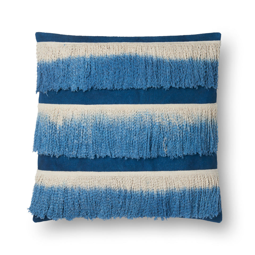 Blue & Ivory Pillow by Loloi