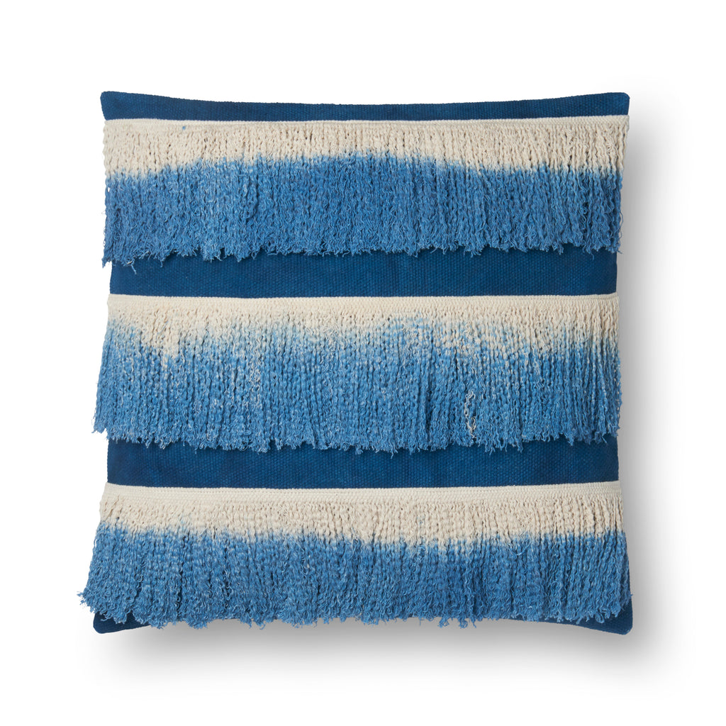 Blue & Ivory Pillow by Loloi