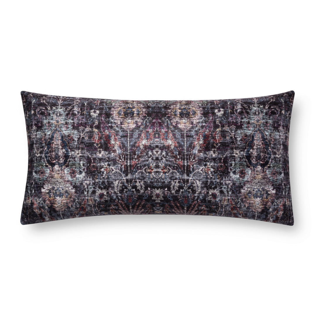 Abstract Black & Multi Pillow by Loloi