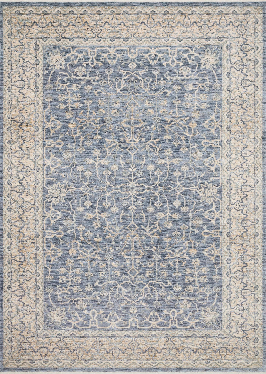 Pandora Rug in Dark Blue & Ivory by Loloi