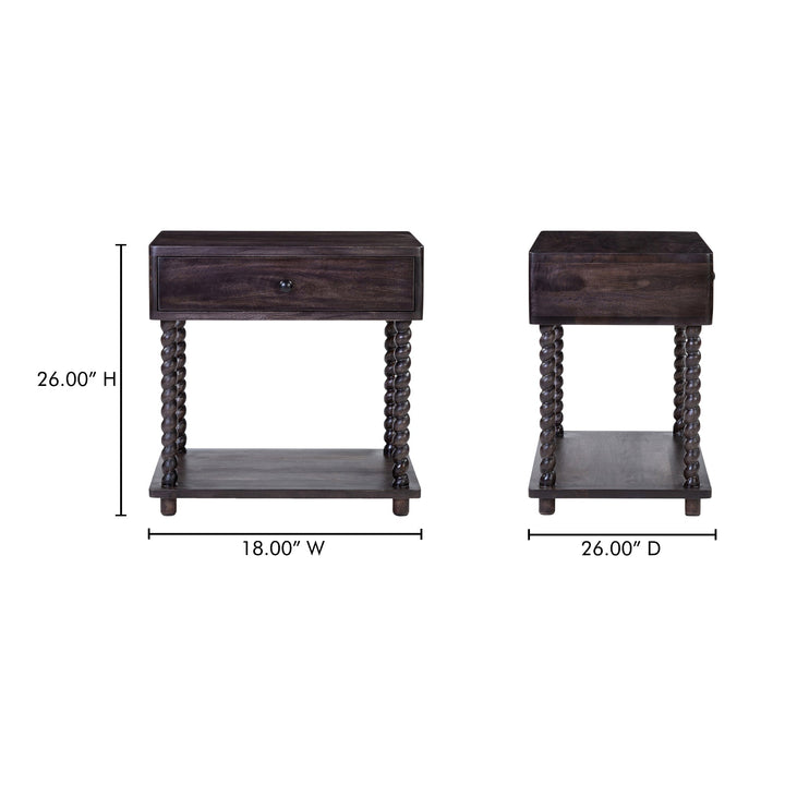 Tabitha Nightstand Moes Home Collection Mhc Pz 1002 20 8