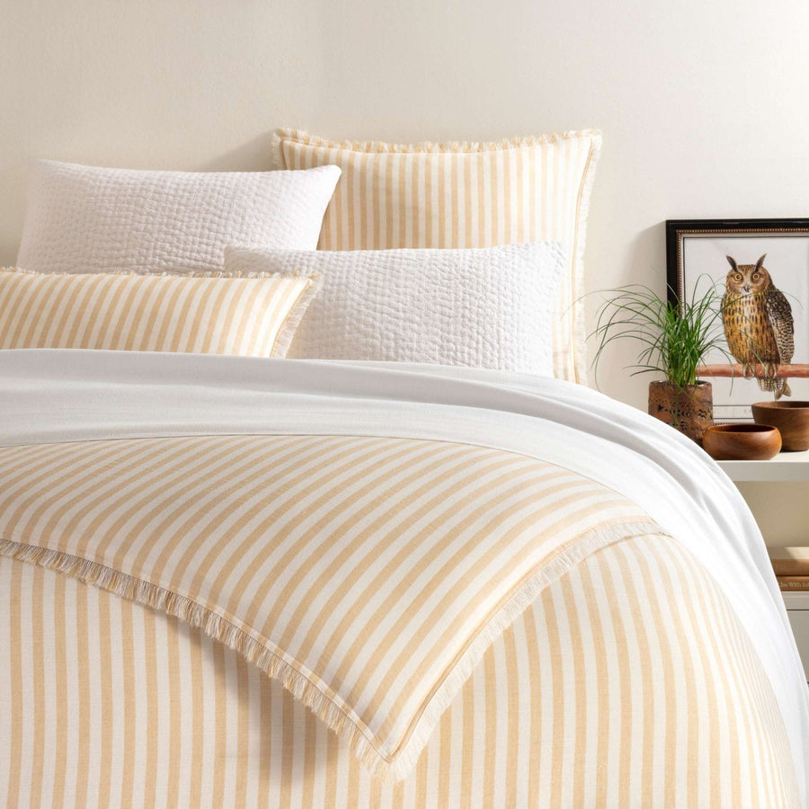 palisades stripe camel duvet cover by annie selke pc3482 fq 1