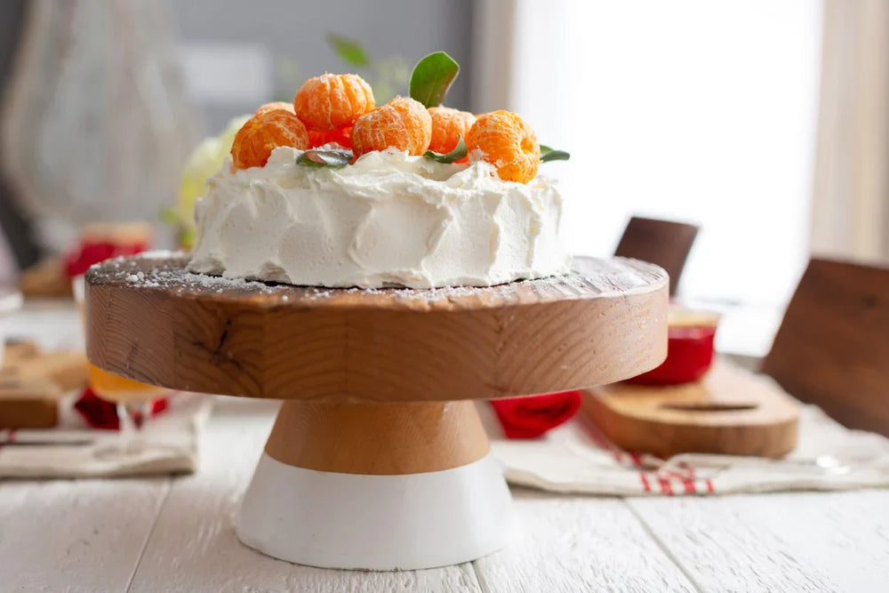 white mod block cake stand in various sizes 9