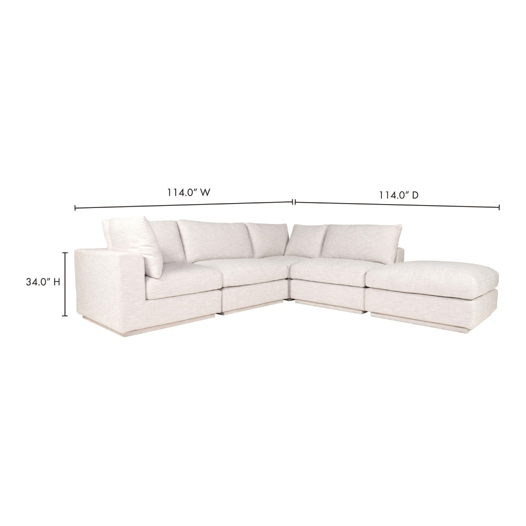 Justin Dream Modular Sectional Taupe 5