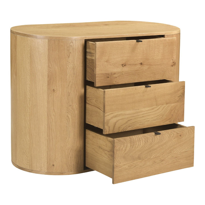 Theo 3 Drawer Chest Natural 4