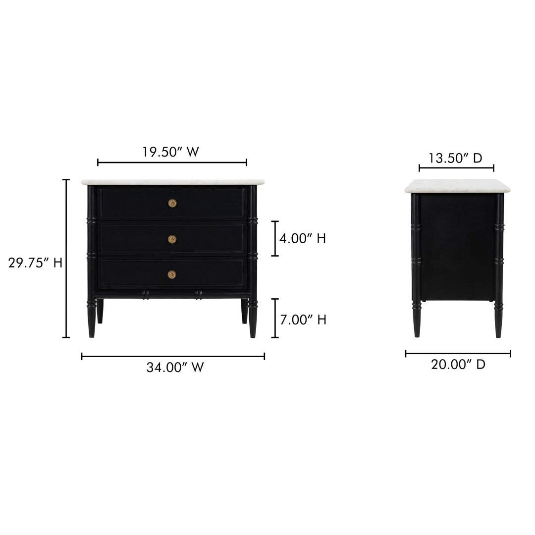 Eleanor Nightstand Moes Home Collection Mhc Rp 1062 02 11