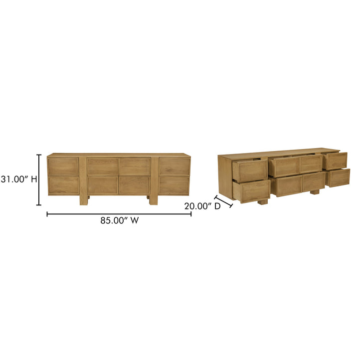 Henley 8 Drawer Dresser Moes Home Collection Mhc Rp 1065 03 6