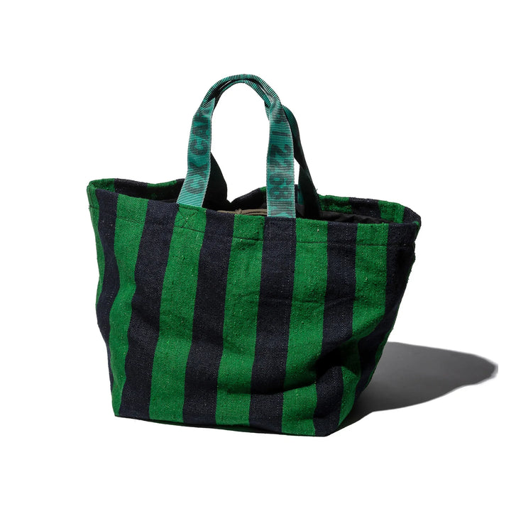 Rug Bag - Green x Navy Blue