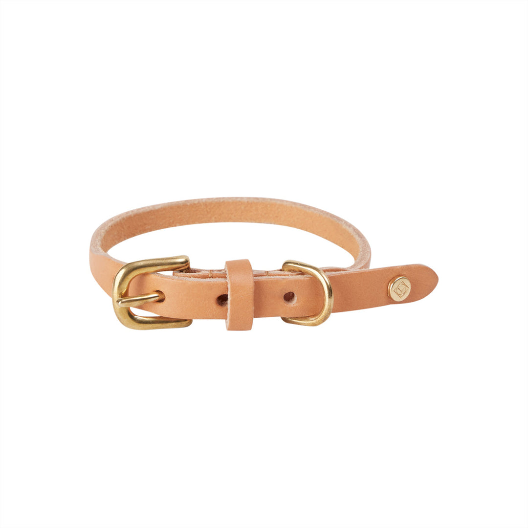 robin dog collar natural 4