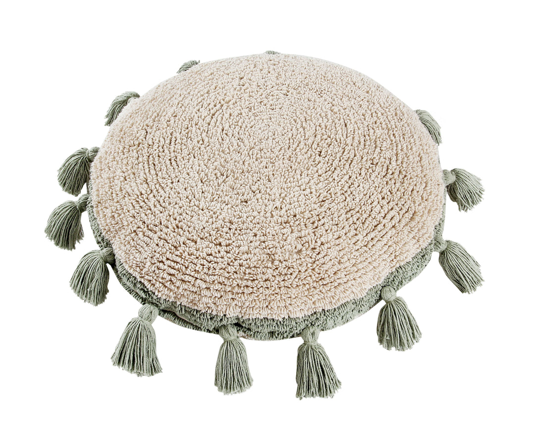 Circle Cushion in Green design by Lorena Canals