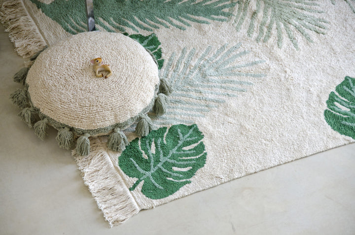 Circle Cushion in Green design by Lorena Canals