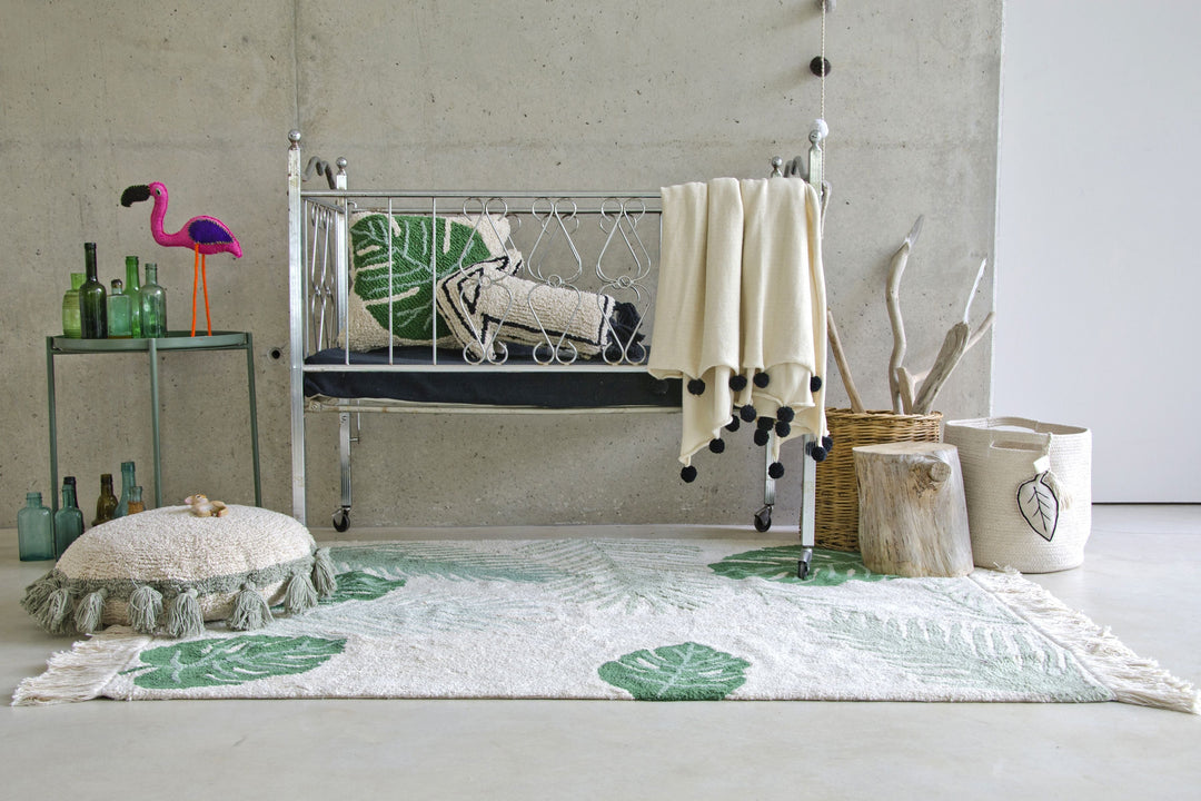 Circle Cushion in Green design by Lorena Canals