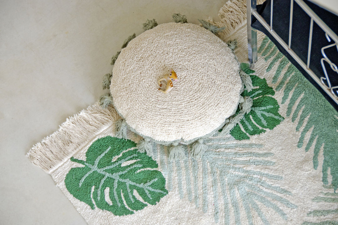 Circle Cushion in Green design by Lorena Canals