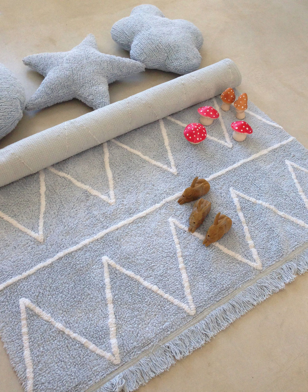 Cloud Cushion in Blue design by Lorena Canals