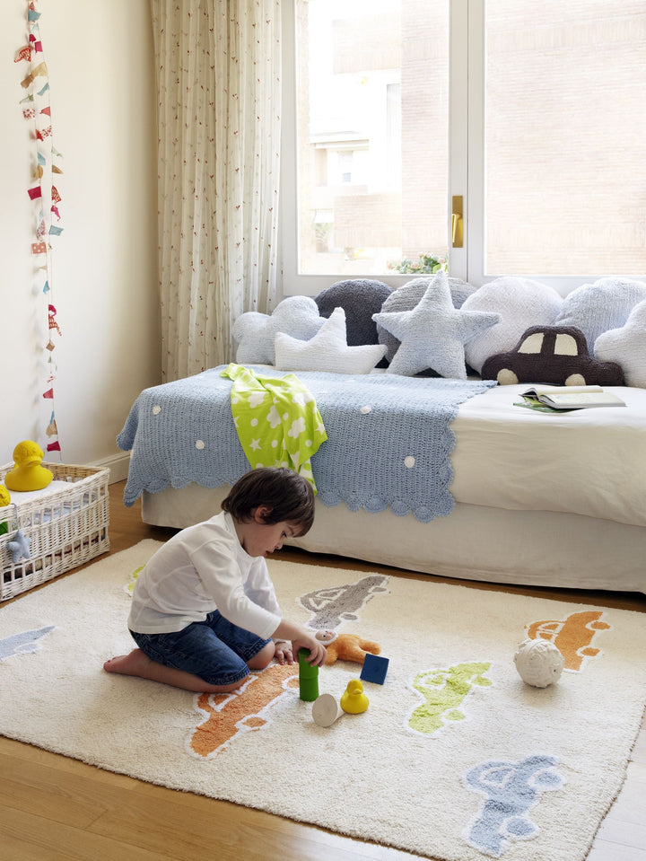 Cloud Cushion in Blue design by Lorena Canals