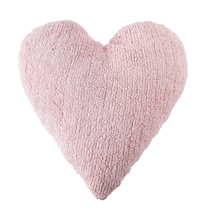 Heart Cushion in Pink