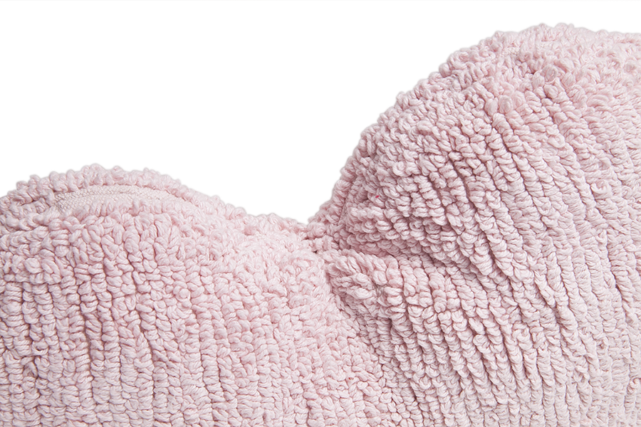 Heart Cushion in Pink