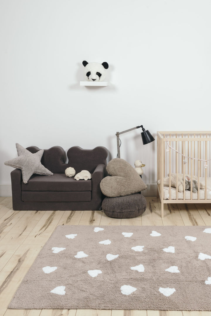 Star Cushion in Light Grey design by Lorena Canals