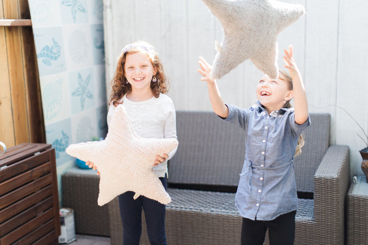 Star Cushion in Light Grey design by Lorena Canals