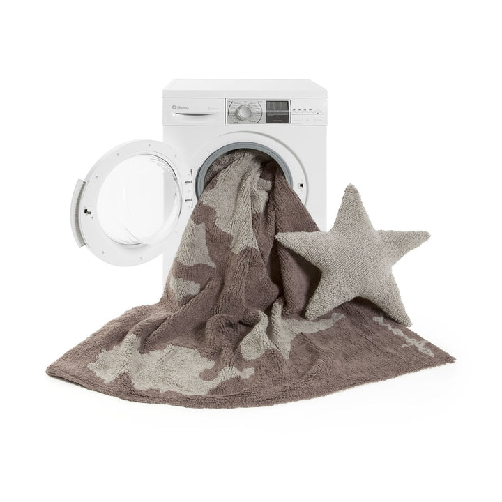 Star Cushion in Light Grey design by Lorena Canals