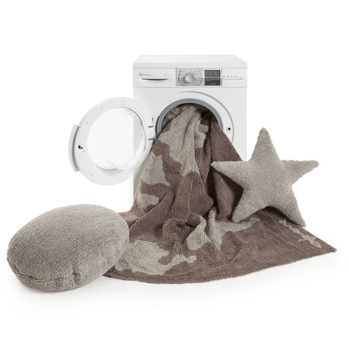 Star Cushion in Light Grey design by Lorena Canals