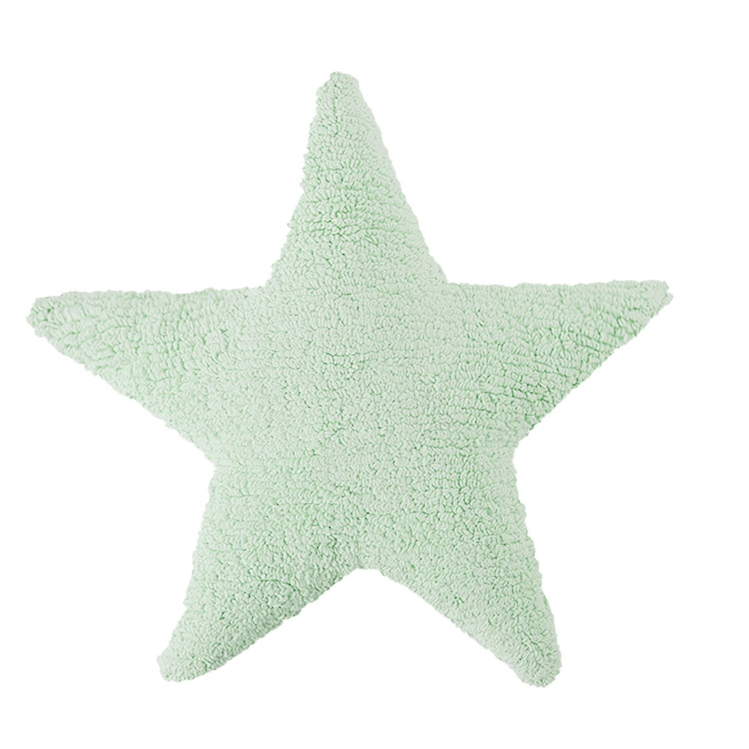 Star Cushion in Soft Mint design by Lorena Canals
