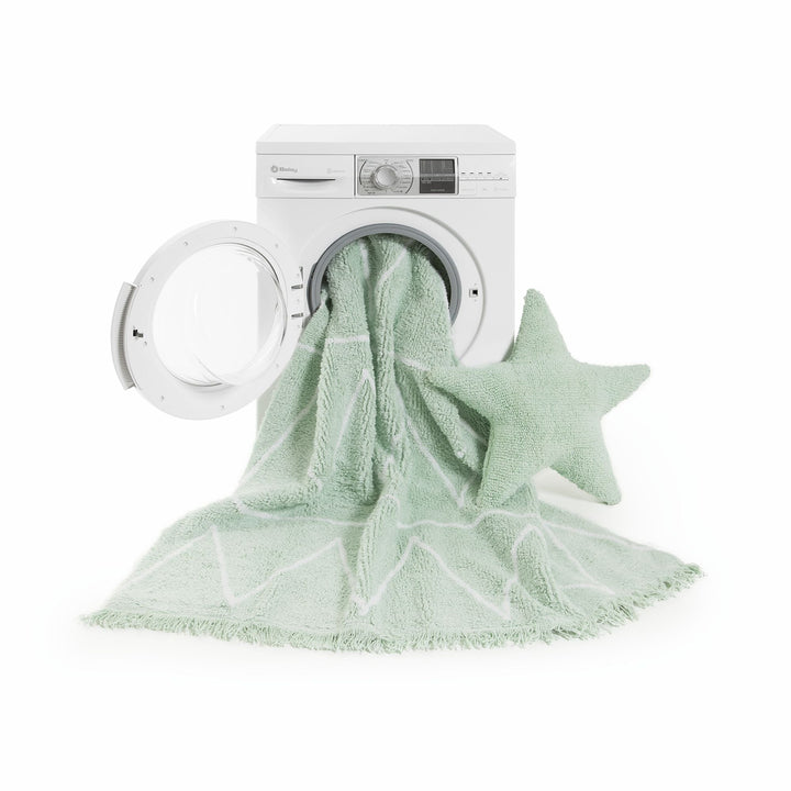Star Cushion in Soft Mint design by Lorena Canals