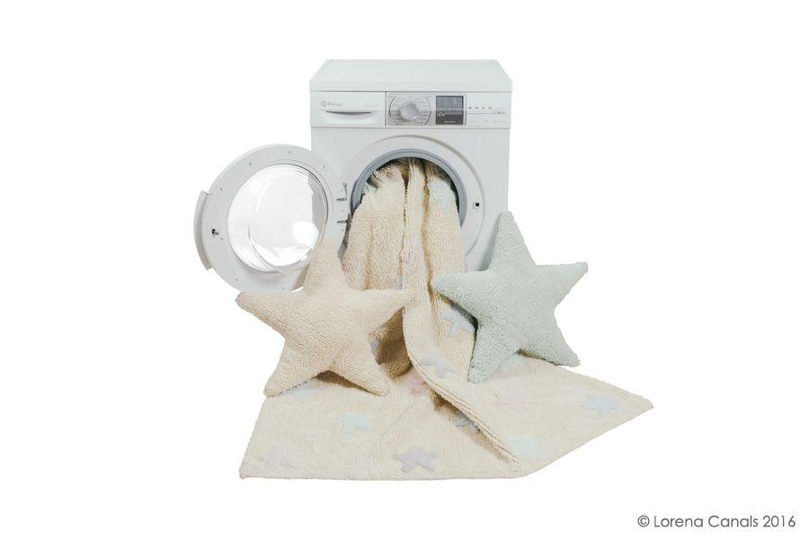 Star Cushion in Soft Mint design by Lorena Canals